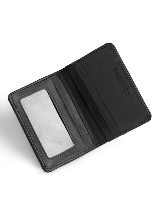 Premium leather Wallet Jet Black