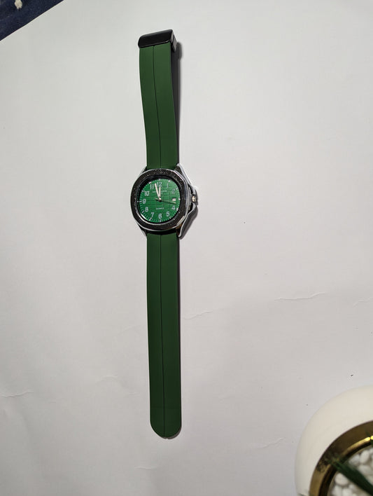 Tomi Modern Square-Oval Watch: Sleek Rose Gold Case & Stylish Grey Leather Strap | Unisex Minimalist Design