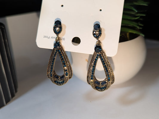 Elegant Statement Earrings for Wedding or Formal Gala