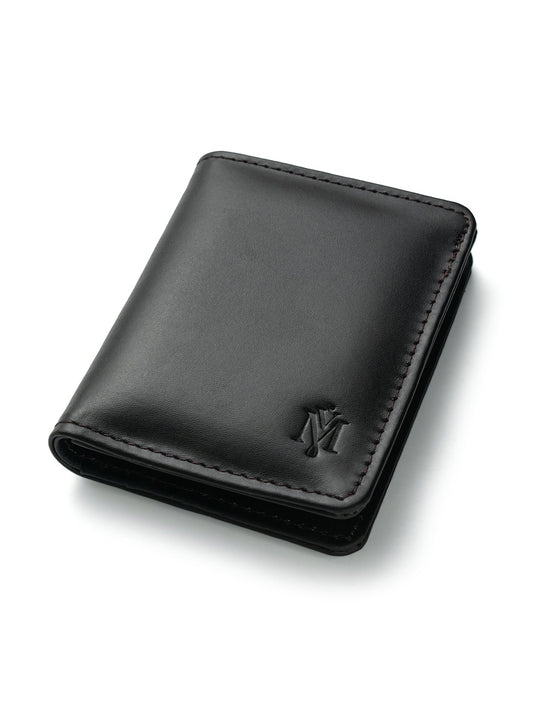 Premium leather Wallet Jet Black