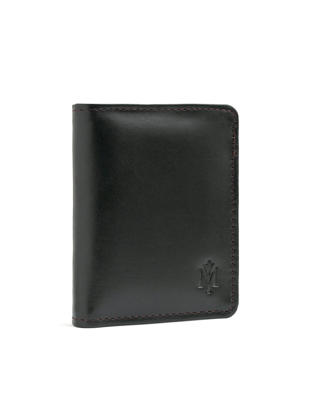 Premium leather Wallet Jet Black