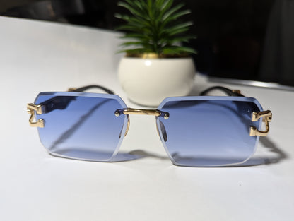 The Gold Standard: Rimless Luxury Collection - Jaguar Embellished Eyewear