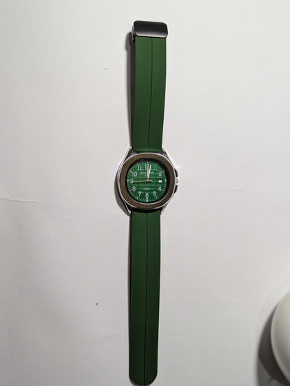 Tomi Modern Square-Oval Watch: Sleek Rose Gold Case & Stylish Grey Leather Strap | Unisex Minimalist Design