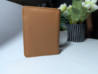 Streamlined Elegance: Genuine Leather Slim Wallet