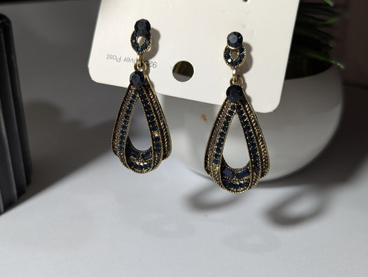 Elegant Statement Earrings for Wedding or Formal Gala